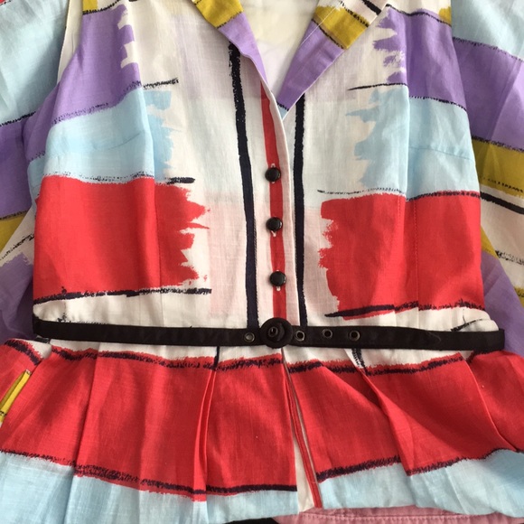 Abstract Paint Anthropologie Shirtdress by Floreat - Picture 7 of 7